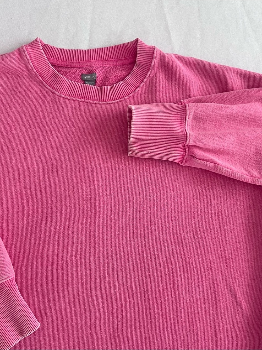 Aerie oversized Bright Pink Crewneck Sweatshirt